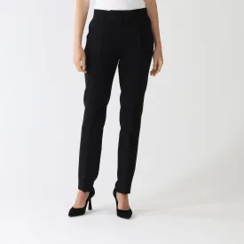 Black Jerta Slim Fit Cady Trousers