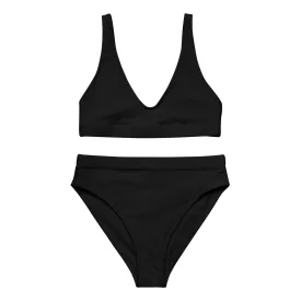 Black Two Piece High Waisted Bikini from Extremely Stoked