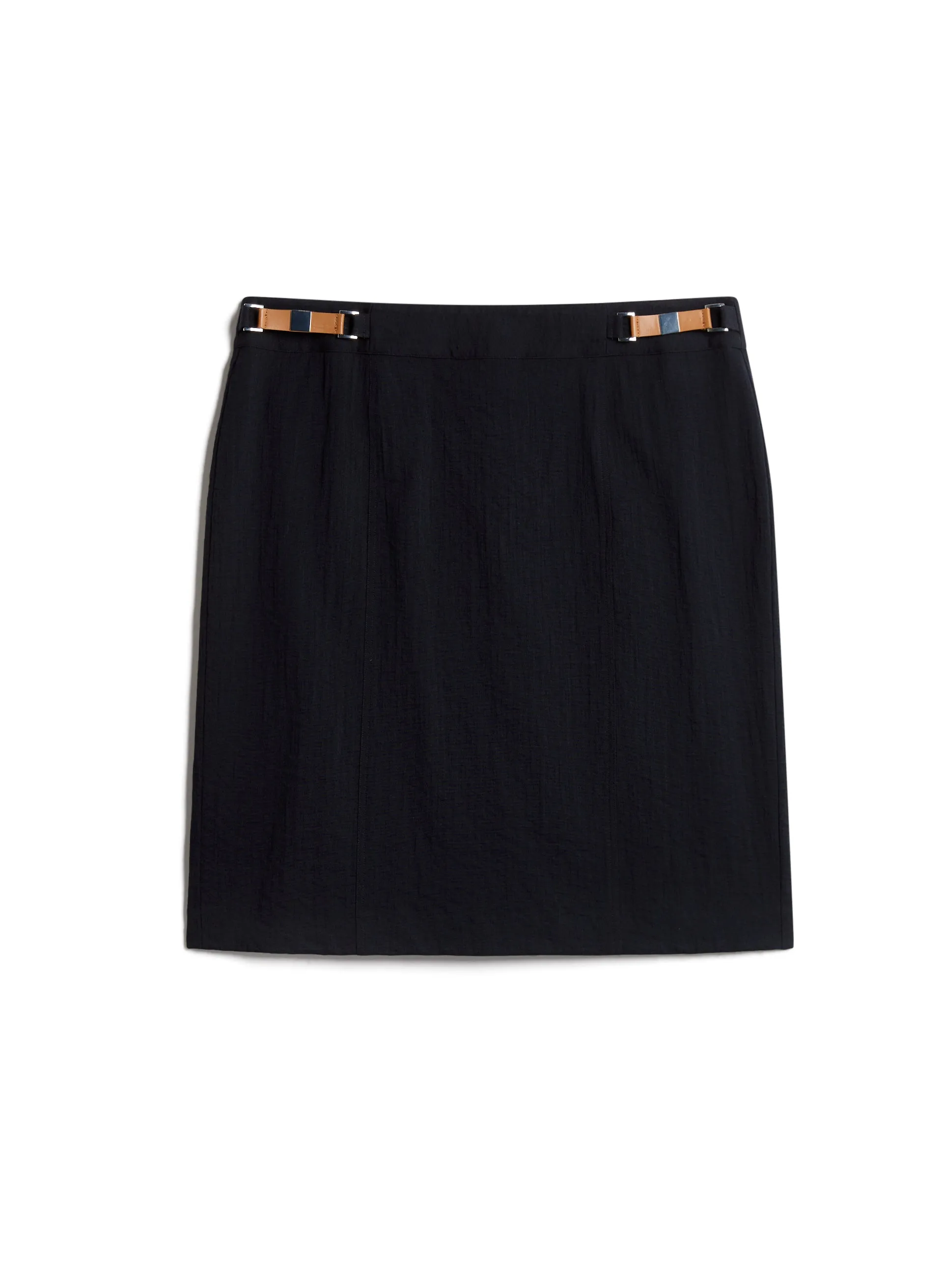 Buckle Detail Pencil Skirt