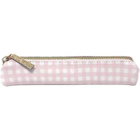 Carpe Diem - Slim Pencil Case Ballerina - Pink Check*