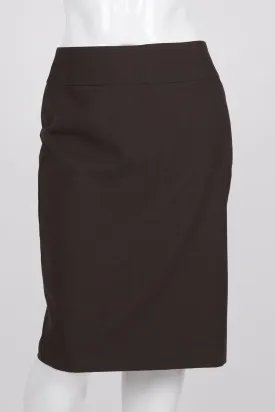 Cue Brown Pencil Skirt 14