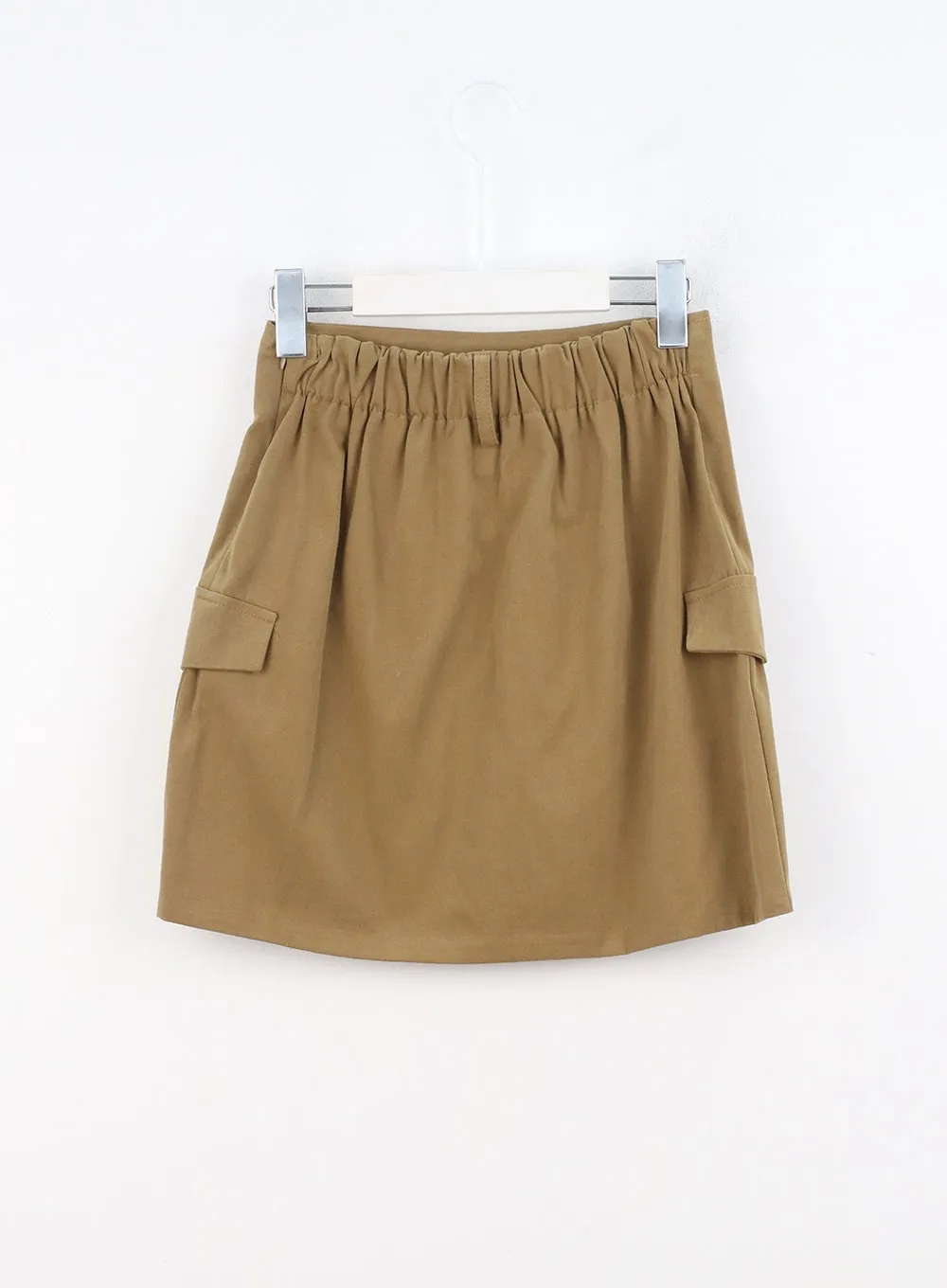 Dual-Pocket A-Line Skirt OO325