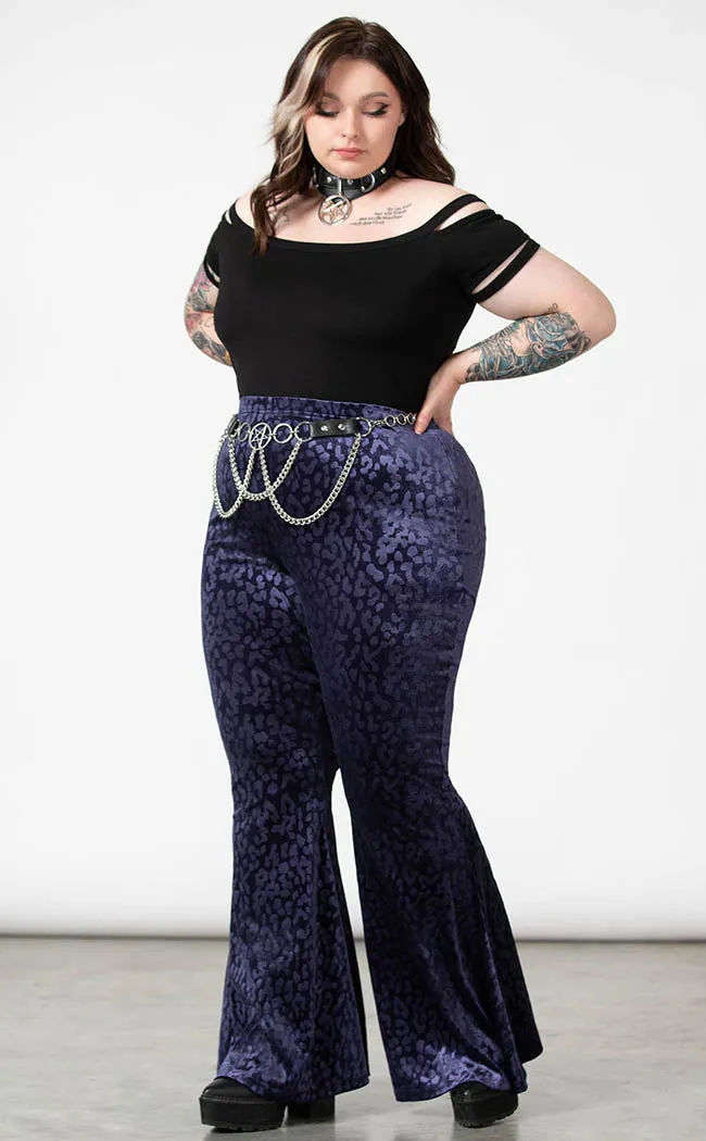 Ferine Bell Bottoms | Plum [Plus-Size]