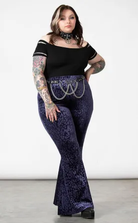 Ferine Bell Bottoms | Plum [Plus-Size]