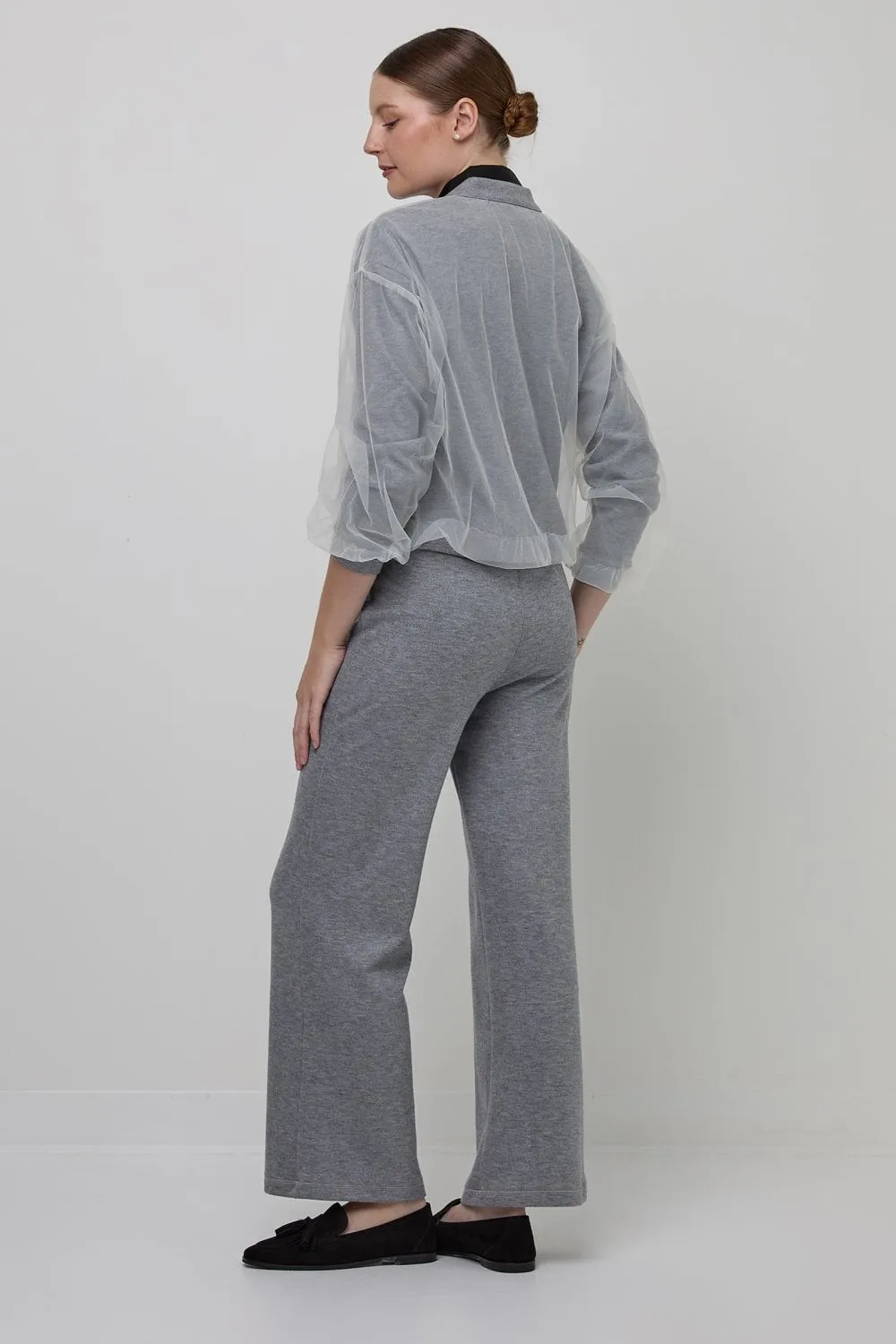 Grey Straight Trouser