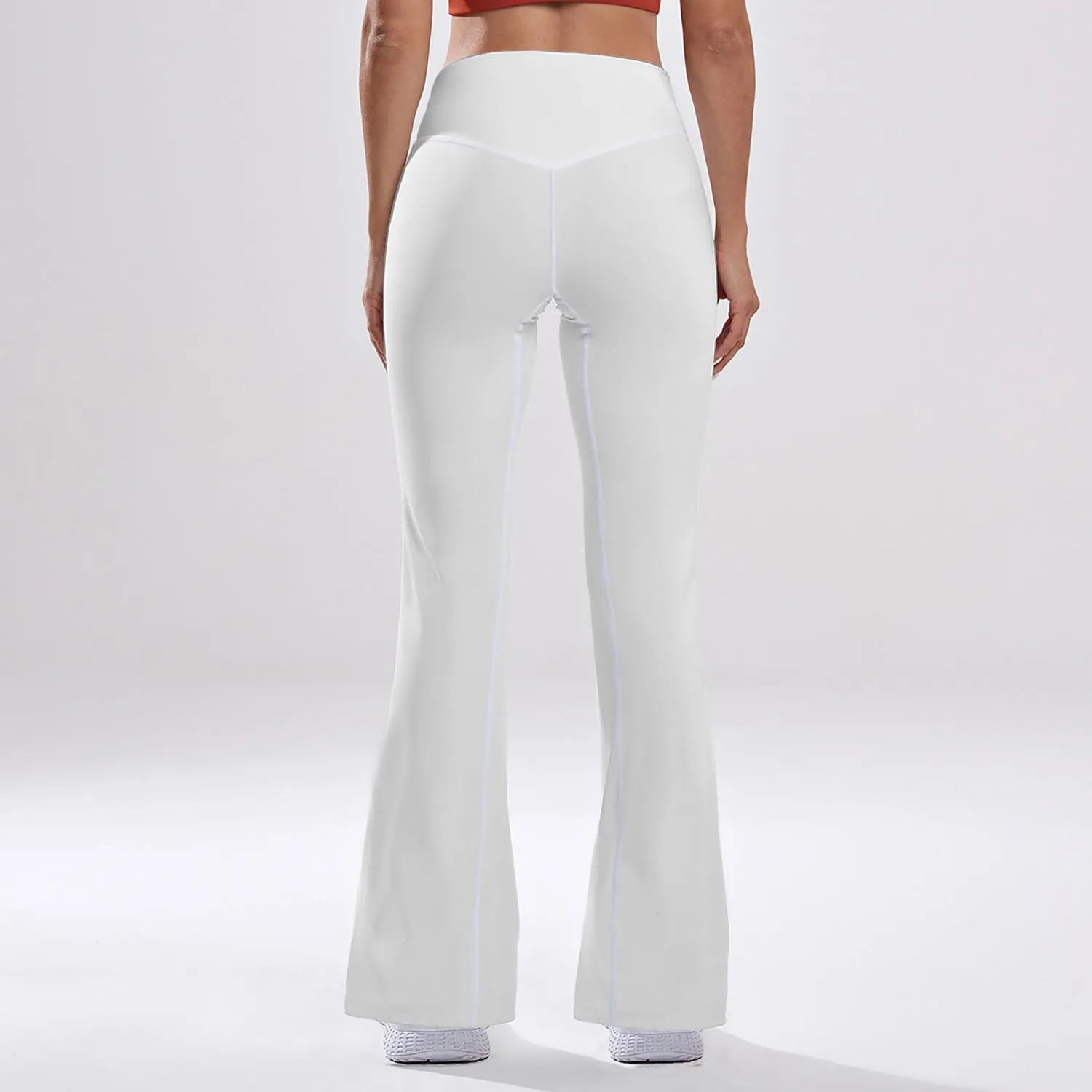 High-rise Bell-bottoms Yoga Pants