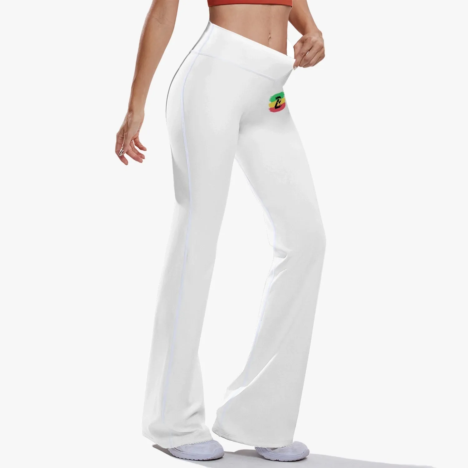 High-rise Bell-bottoms Yoga Pants