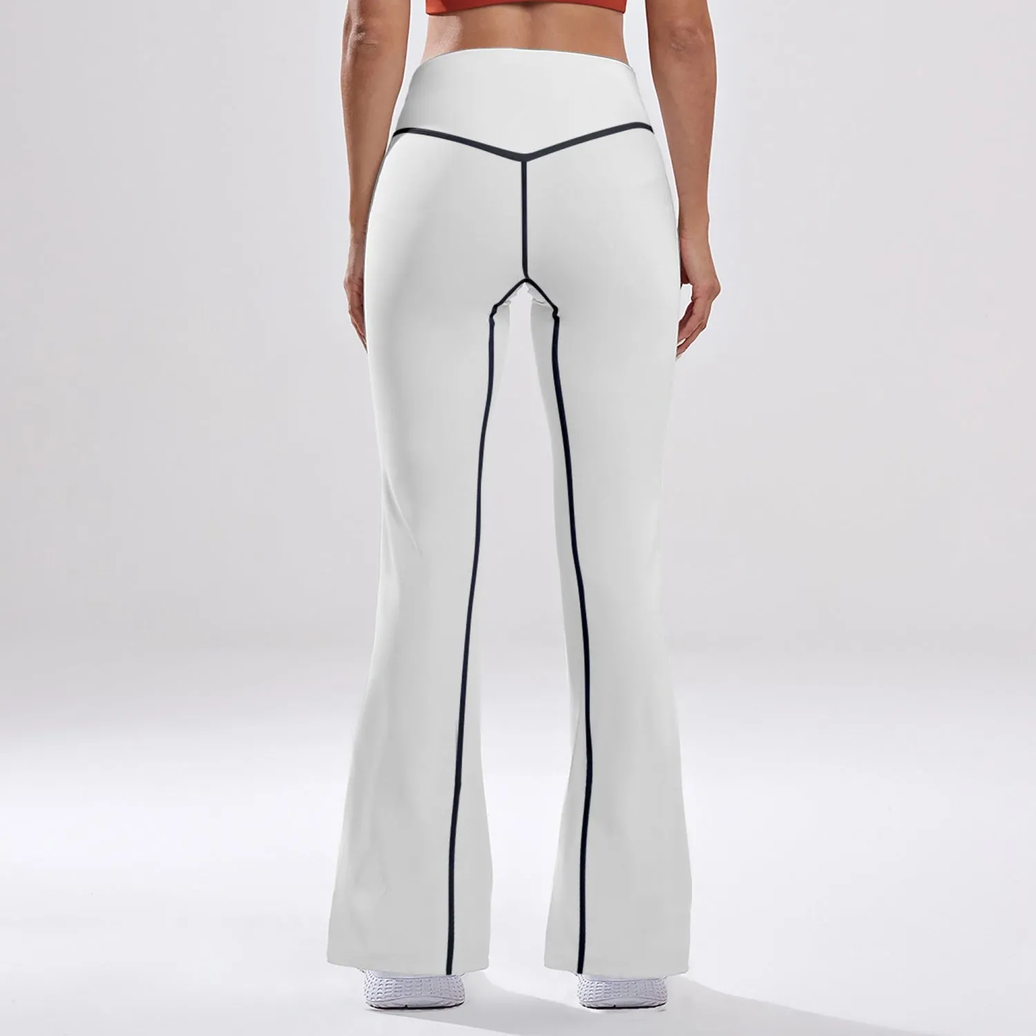 High-rise Bell-bottoms Yoga Pants