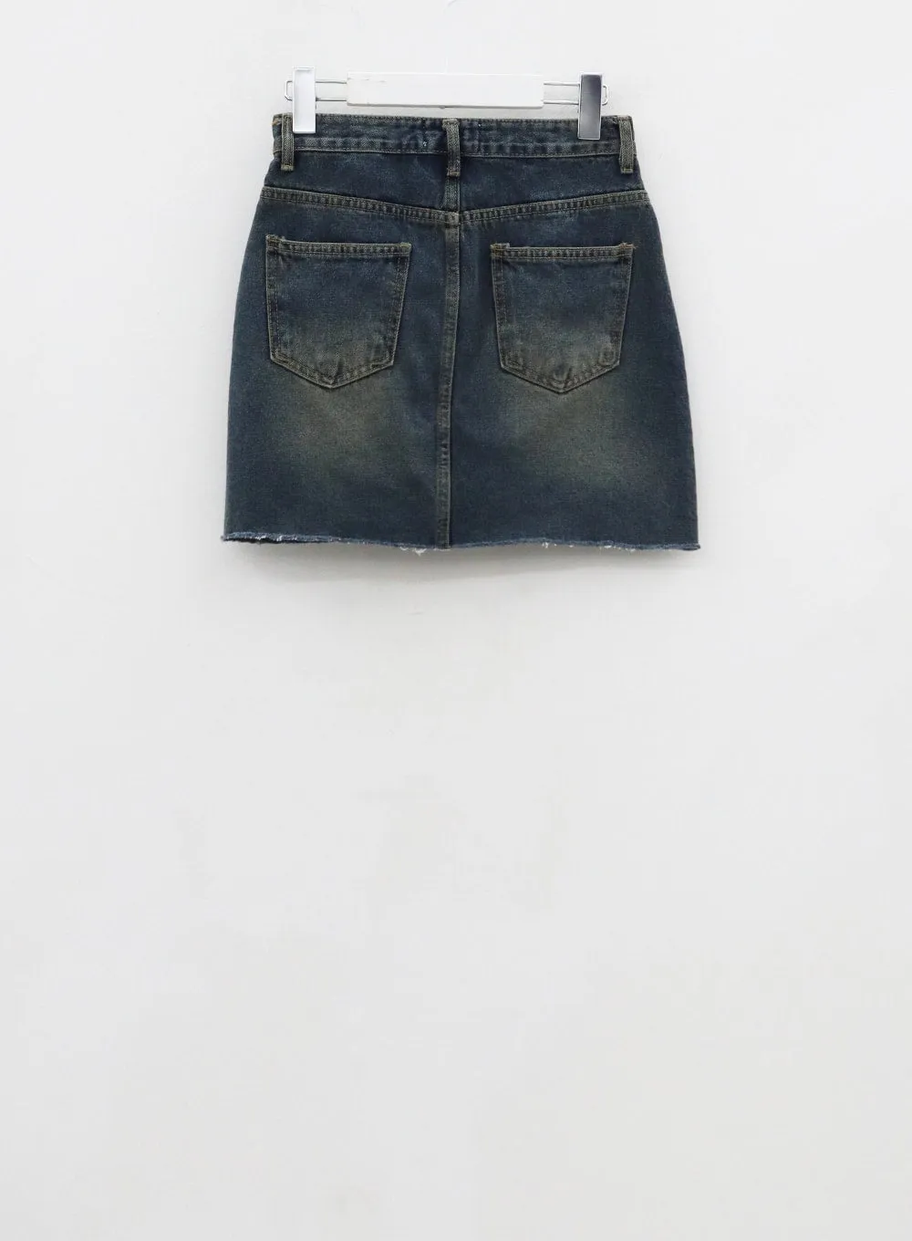 High Waist Denim Pencil Skirt CO11