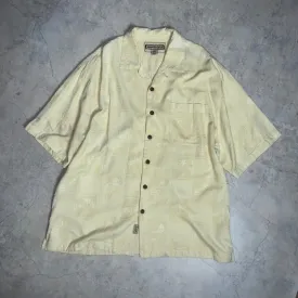 *JAMAICA JAXX* / WASHABLE SILK JACQUARD SS SHIRT / L