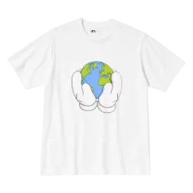 KAWS x UNIQLO Peace For All Tee White