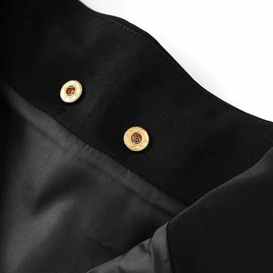 Long Sleeve Black Velvet Top Mini Skirt Suit