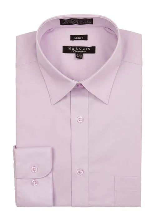 Men's Dress Shirt Button Down Slim-fit | By Marquis | 009SL