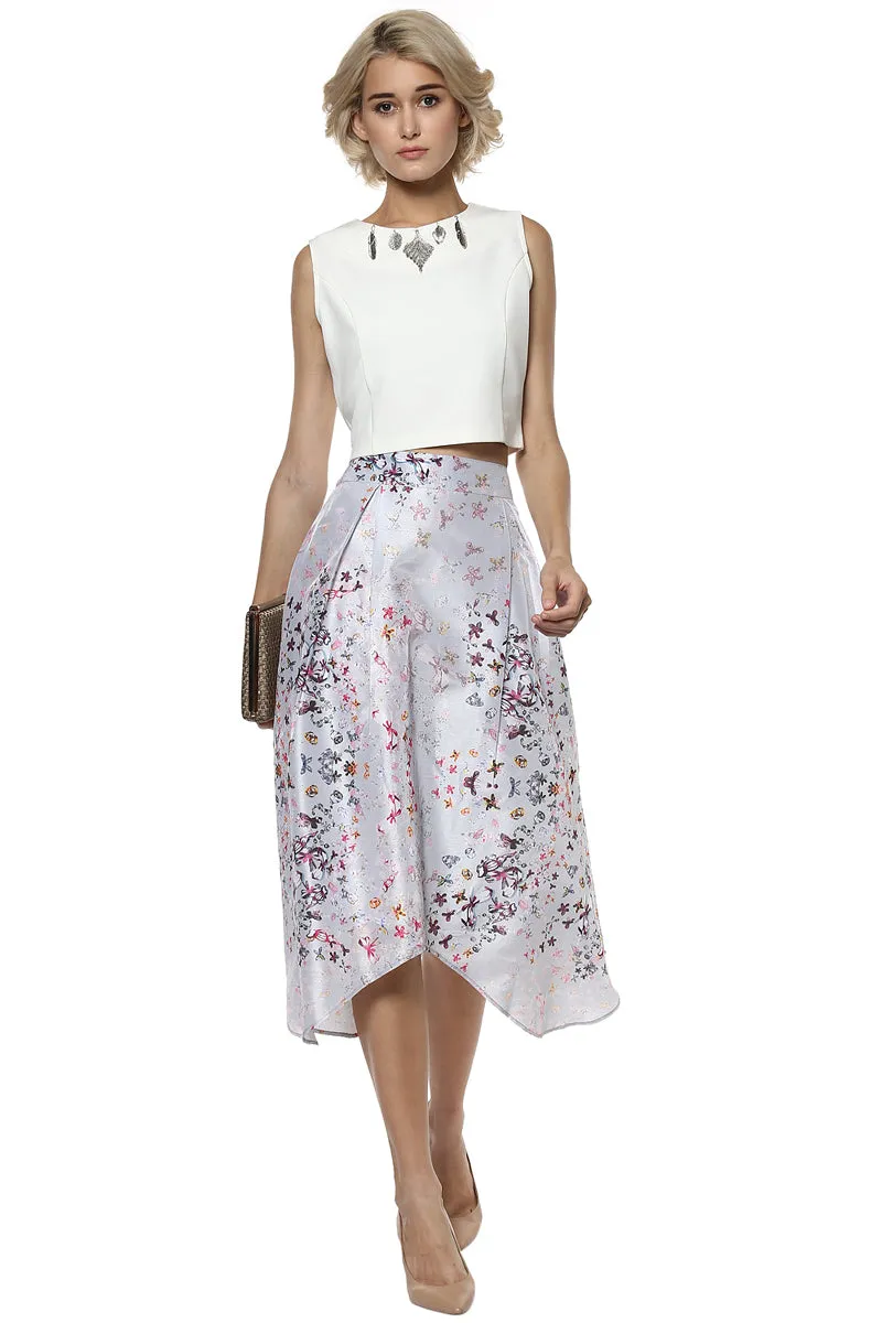 Nature Marquee A Line Skirt