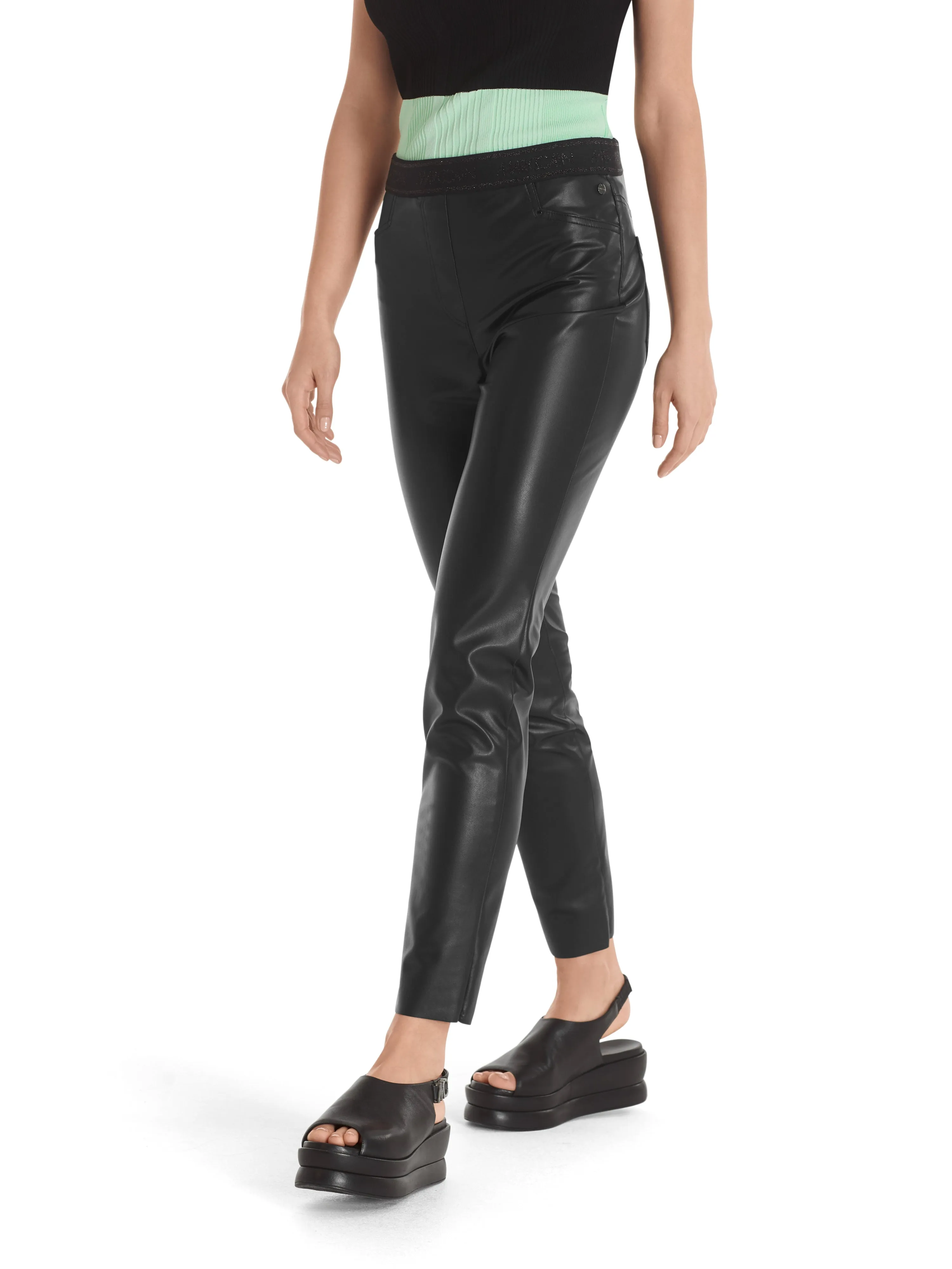 Pleather Trousers