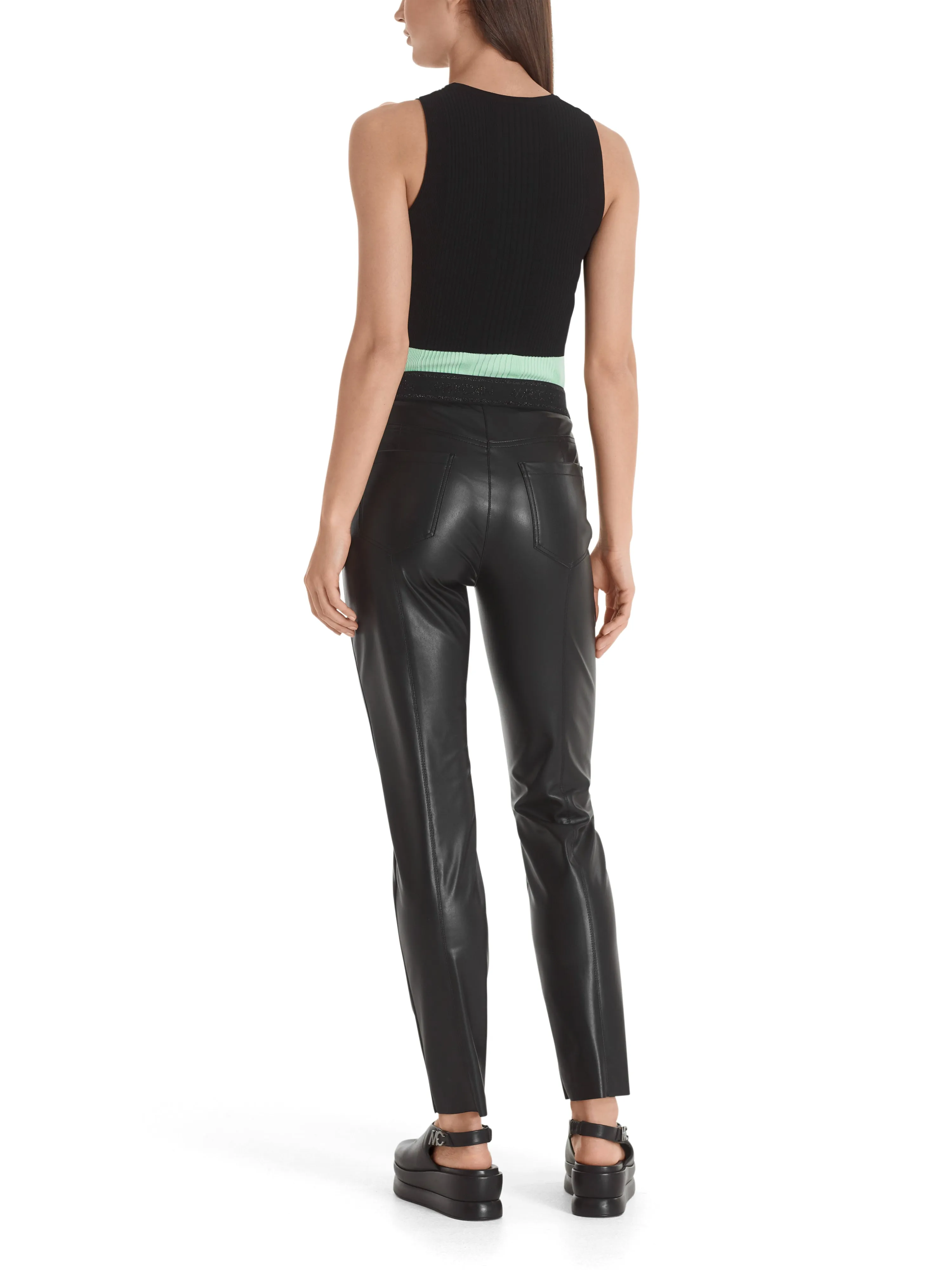 Pleather Trousers