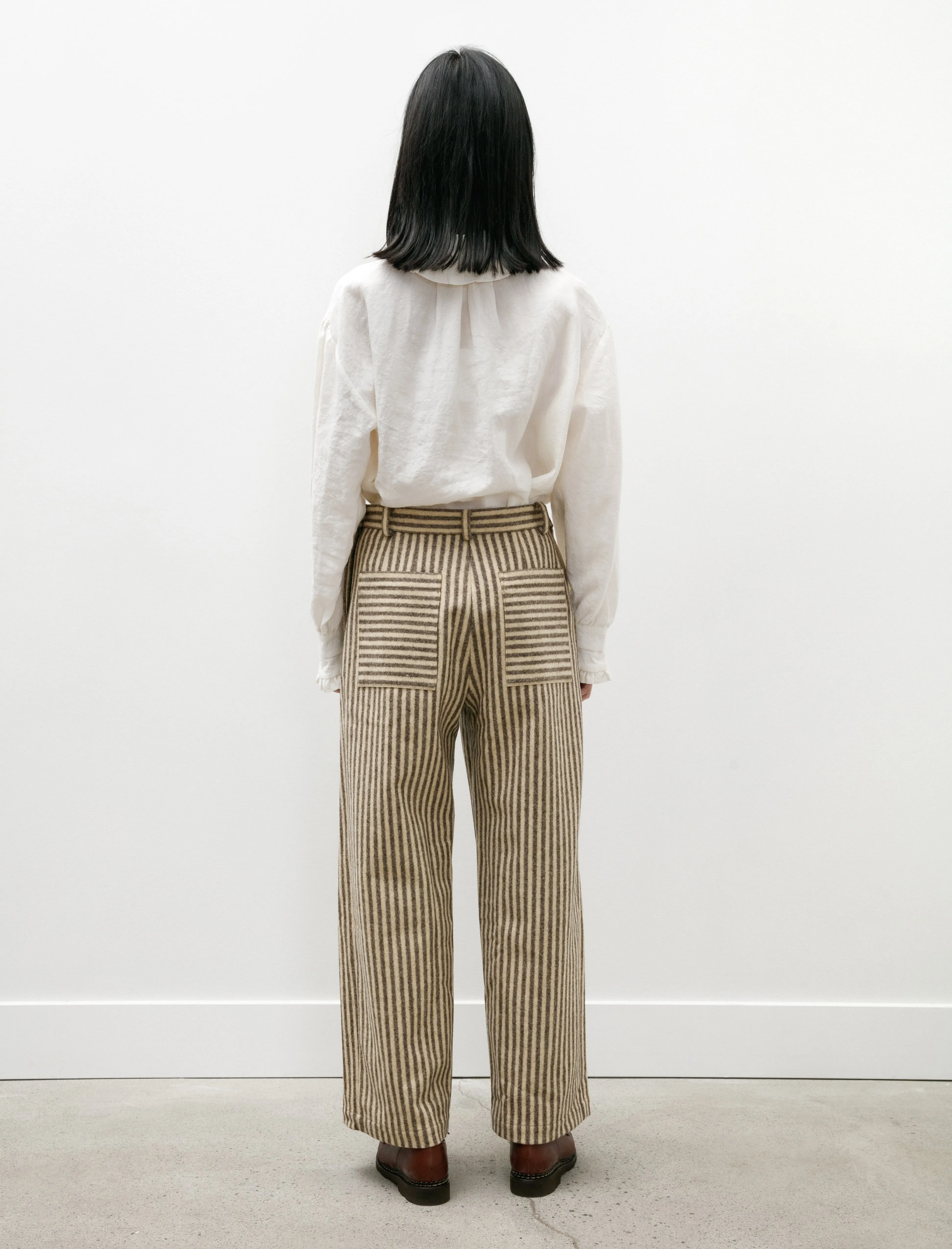 Portugese Striped Wool Georgia Trousers