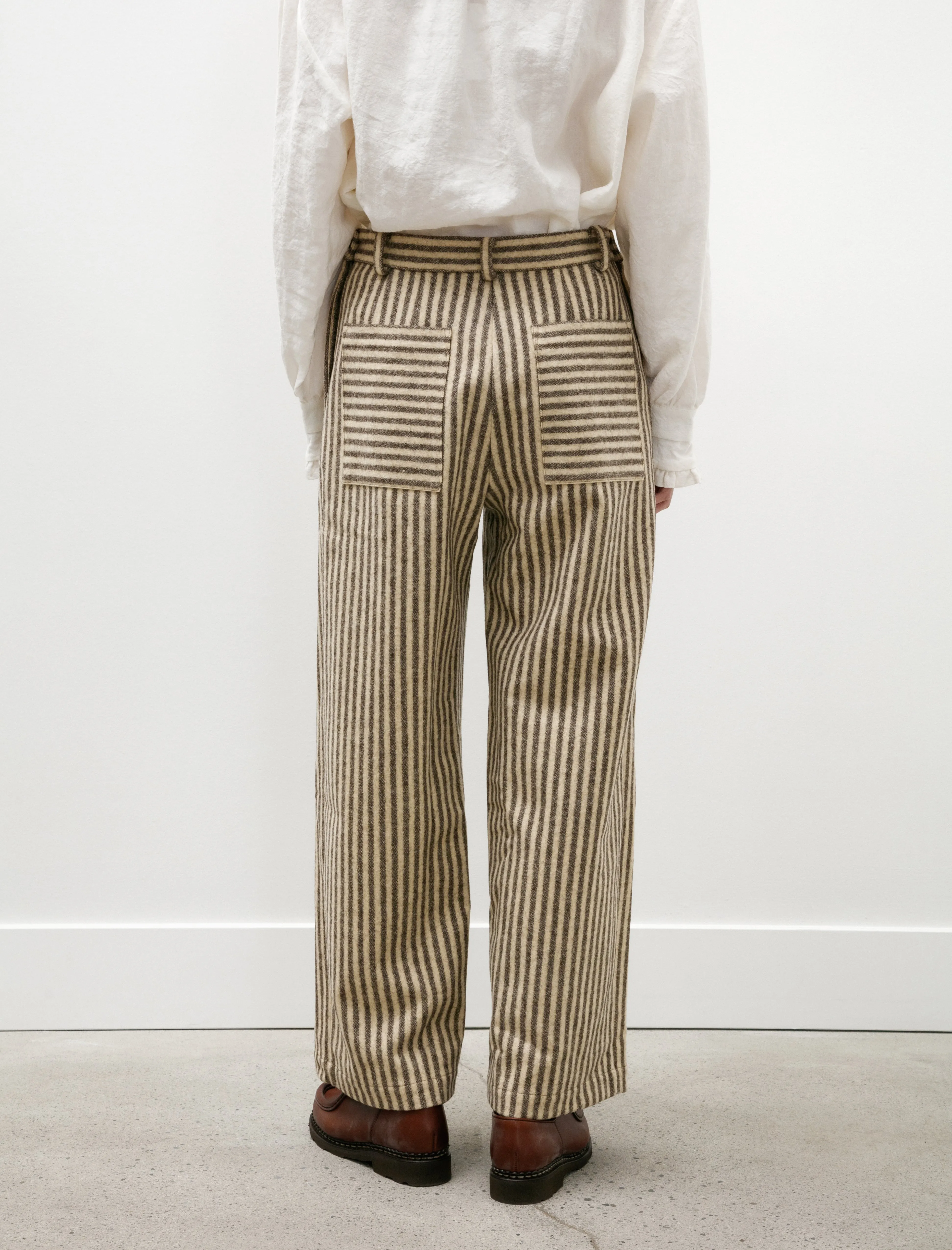 Portugese Striped Wool Georgia Trousers