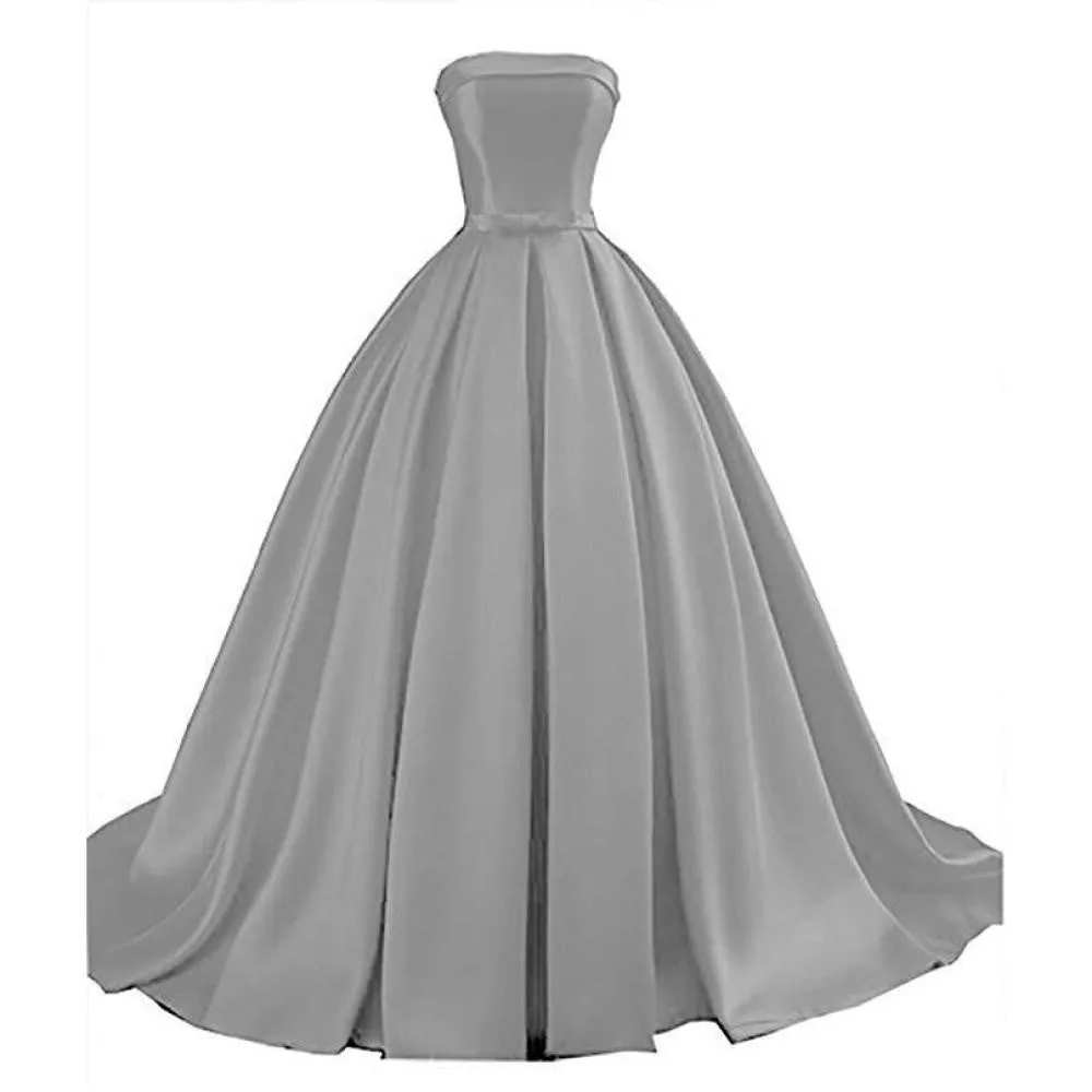 sd-hk Women Off Shoulder Prom Gowns Floor Length Wedding Dress