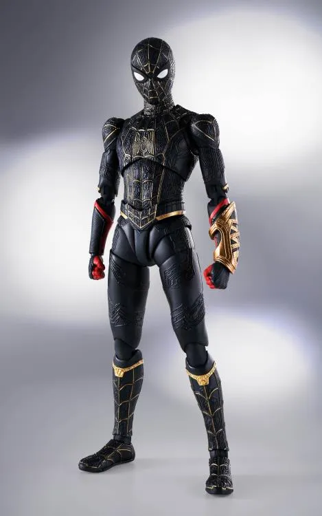 S.H. Figuarts Spiderman No Way Home Spider-Man Black and Gold Suit Action Figure (JP Ver)