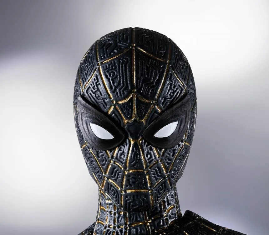 S.H. Figuarts Spiderman No Way Home Spider-Man Black and Gold Suit Action Figure (JP Ver)