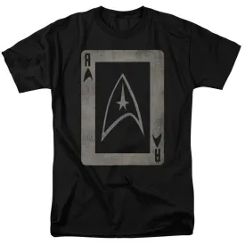 Star Trek Tos Ace Mens T Shirt Black