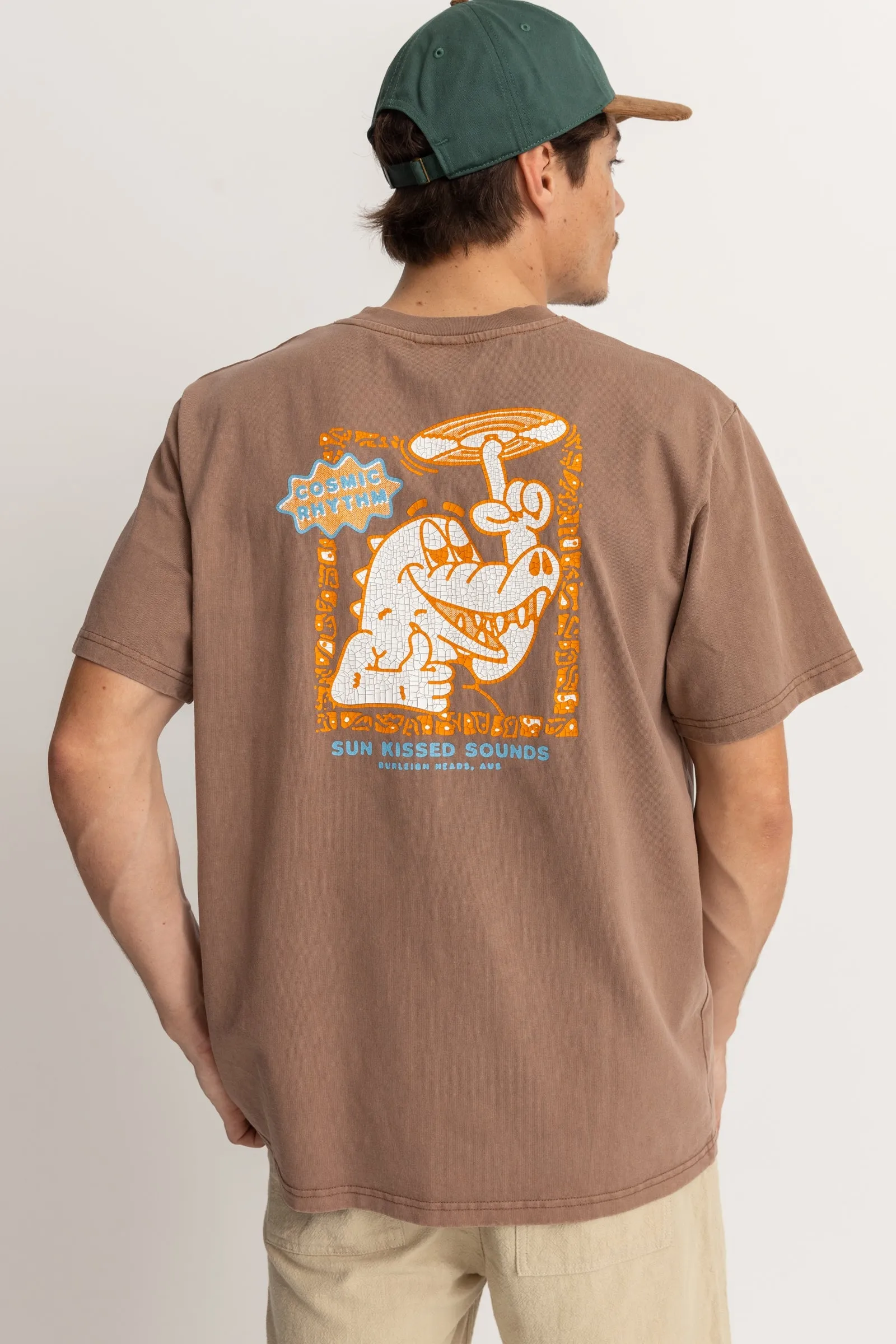 Sun Kissed Vintage Ss T Shirt Brown