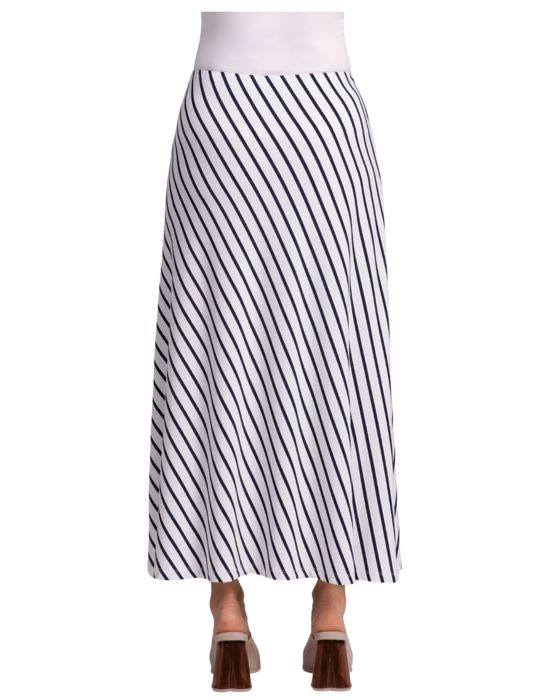 SYMPLI  A-Line Skirt D Print