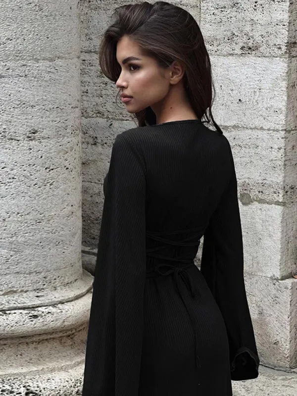 The Helena Long Sleeve Maxi Dress