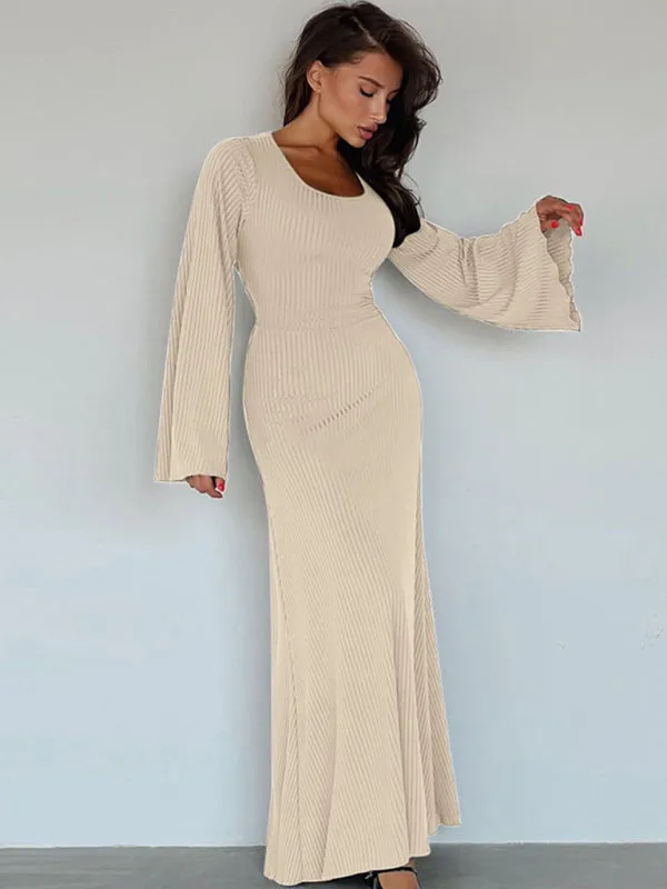 The Helena Long Sleeve Maxi Dress