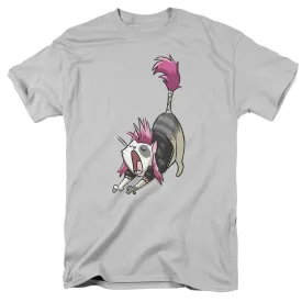 Valiant Comics Punk Mambo Cat Cosplay Mens T Shirt Silver