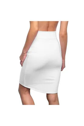 White Women's Pencil Skirt